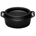 Cocotte Ovale Doufeu 5,8L Noire Le Creuset